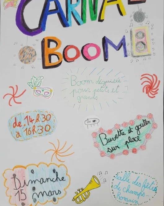 Carnaboom 15 mars 2026 14H30